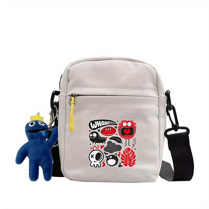 Funny Monster Crossbody Small Square Bag