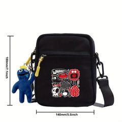 Funny Monster Crossbody Small Square Bag