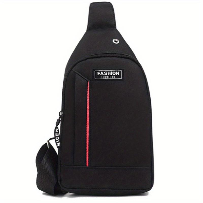 Men's Crossbody Bag Casual Chest Bag Small Satchel For Outdoor Sports