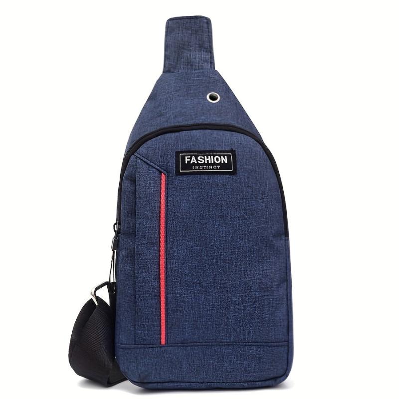 Men's Crossbody Bag Casual Chest Bag Small Satchel For Outdoor Sports