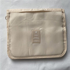 Portable Travel Cosmetic Bag with Hook Large Capacity Storage