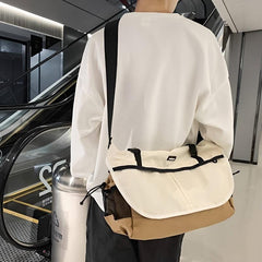 Large Capacity Messenger Bag Men's Shoulder Bag Sports Satchel Bag