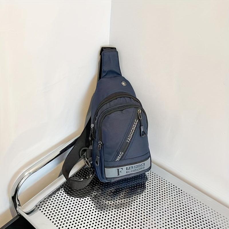 Large Capacity Sports Chest Bag Wear-Resistant Messenger Shoulder Bag