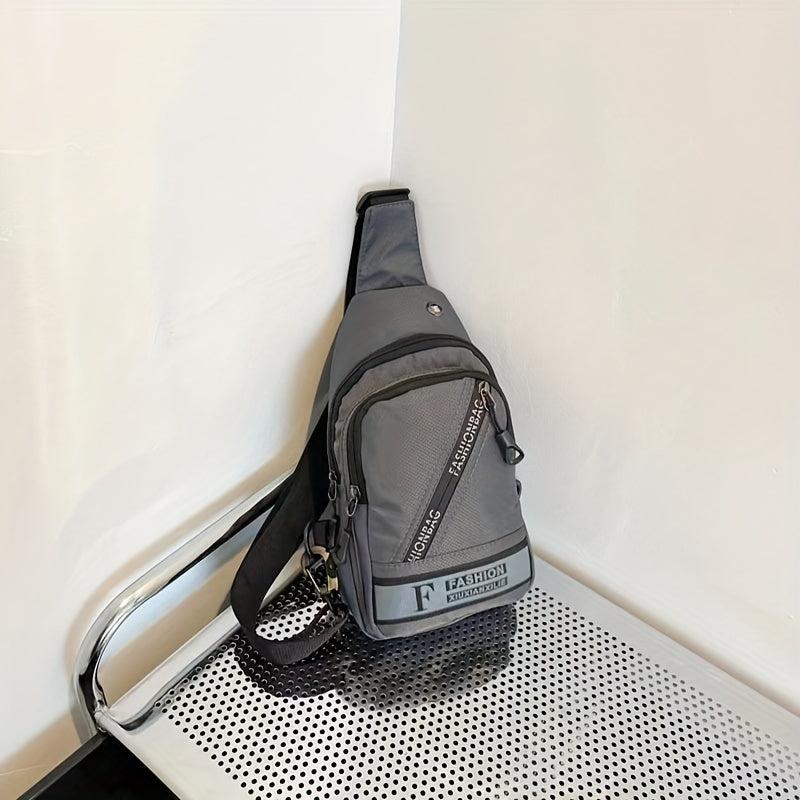 Large Capacity Sports Chest Bag Wear-Resistant Messenger Shoulder Bag