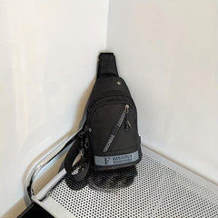Large Capacity Sports Chest Bag Wear-Resistant Messenger Shoulder Bag