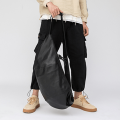 Men's Large Capacity Crossbody Bag Multifunctional Shoulder Bag