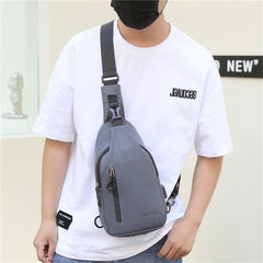 Large Capacity Chest Bag Men's Tide Waterproof Single Shoulder Messenger Bag