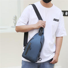 Large Capacity Chest Bag Men's Tide Waterproof Single Shoulder Messenger Bag