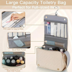 Toiletry Bag Hanging Travel Bag Large Capacity Water Resistant