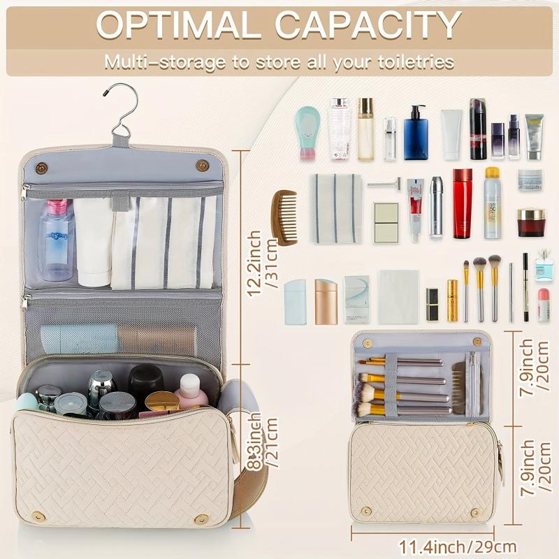Toiletry Bag Hanging Travel Bag Large Capacity Water Resistant