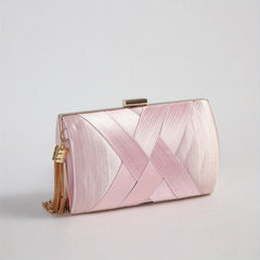 Braided Clutch Wallet Classic Evening Bag For Party Women's Wedding Bag