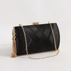 Braided Clutch Wallet Classic Evening Bag For Party Women's Wedding Bag