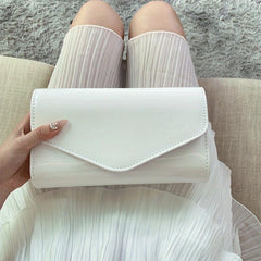 Versatile Flap Evening Clutch Purse Chain Shoulder Bag