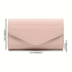Versatile Flap Evening Clutch Purse Chain Shoulder Bag