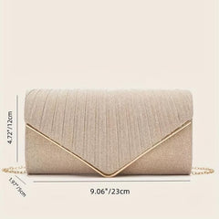 Glitter Classic Clutch Wallet Evening Bag For Party Women's Stylish Coin Purse