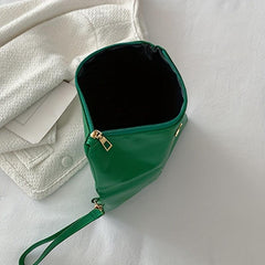 Minimalist Flap Clutch Bag Solid Wrist Purse Women's All Match Versatile