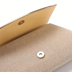 Glitter Evening Bag Chain Clutch Purse Wedding Party Prom