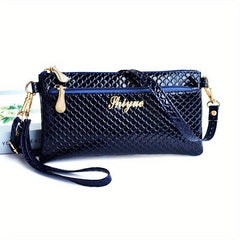 Embossed Clutch Purses Women's Square Crossbody Bag Small Handbags