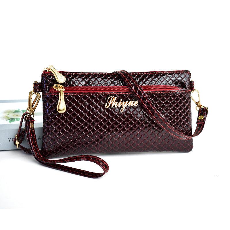 Embossed Clutch Purses Women's Square Crossbody Bag Small Handbags