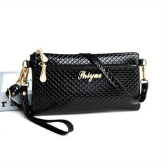 Embossed Clutch Purses Women's Square Crossbody Bag Small Handbags