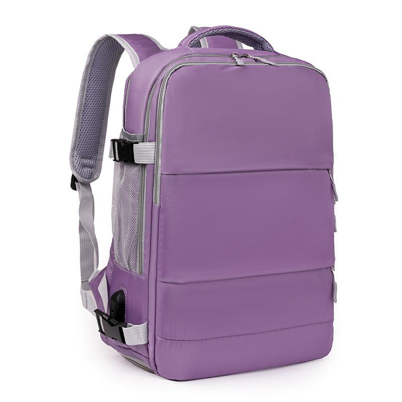 Lightweight Outdoor Backpack with USB Port and Shoe Compartment