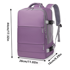 Lightweight Outdoor Backpack with USB Port and Shoe Compartment