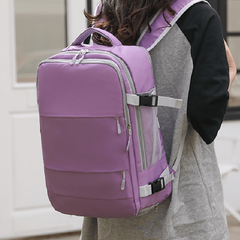 Lightweight Outdoor Backpack with USB Port and Shoe Compartment