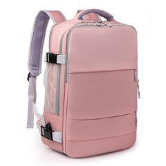 Lightweight Outdoor Backpack with USB Port and Shoe Compartment