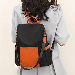 Casual All match Backpack Block Travel Backpack Large Capacity Backpack