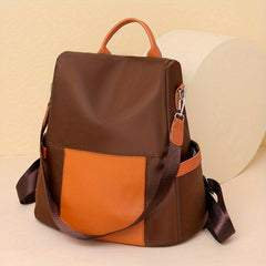 Casual All match Backpack Block Travel Backpack Large Capacity Backpack