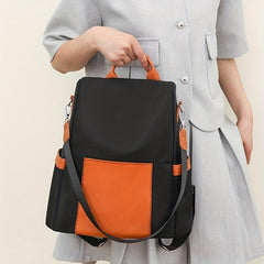 Casual All match Backpack Block Travel Backpack Large Capacity Backpack