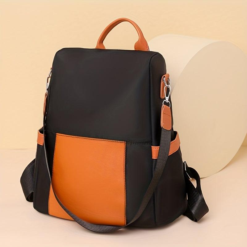 Casual All match Backpack Block Travel Backpack Large Capacity Backpack