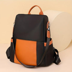 Casual All match Backpack Block Travel Backpack Large Capacity Backpack