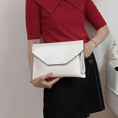Envelope Handbag Women's Clutch PU Leather Chain Crossbody Bag