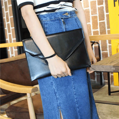 Envelope Handbag Women's Clutch PU Leather Chain Crossbody Bag