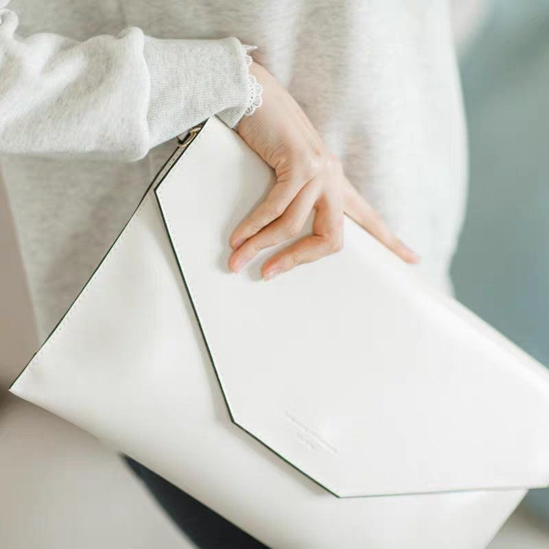 Envelope Handbag Women's Clutch PU Leather Chain Crossbody Bag