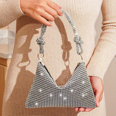 Rhinestone Decor Handbag Evening Bag Party