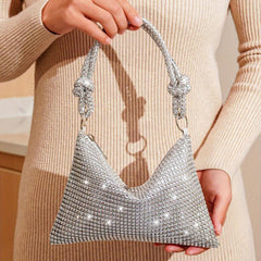 Rhinestone Decor Handbag Evening Bag Party