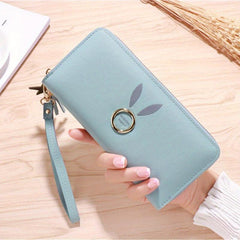Long Zipper Wallet Clutch Coin Purse Credit Card Holder