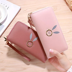Long Zipper Wallet Clutch Coin Purse Credit Card Holder