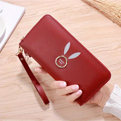 Long Zipper Wallet Clutch Coin Purse Credit Card Holder