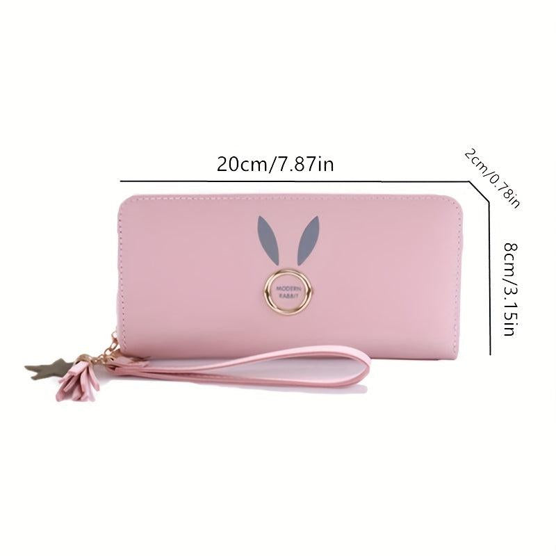 Long Zipper Wallet Clutch Coin Purse Credit Card Holder