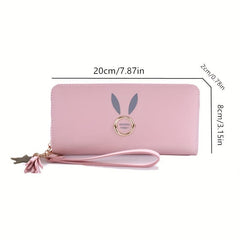 Long Zipper Wallet Clutch Coin Purse Credit Card Holder