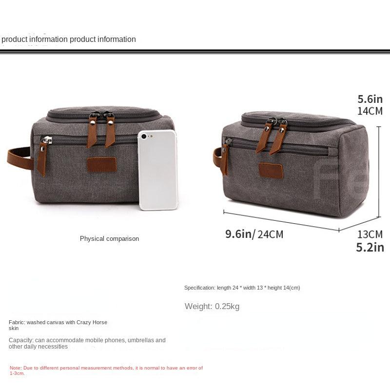 Functional Travel Toiletry Bag for Men and Women - Business Trip Storage