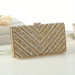 Glitter Rhinestone Evening Bag for Party Clutch