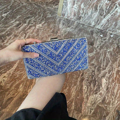 Glitter Rhinestone Evening Bag for Party Clutch