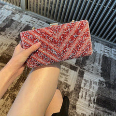 Glitter Rhinestone Evening Bag for Party Clutch