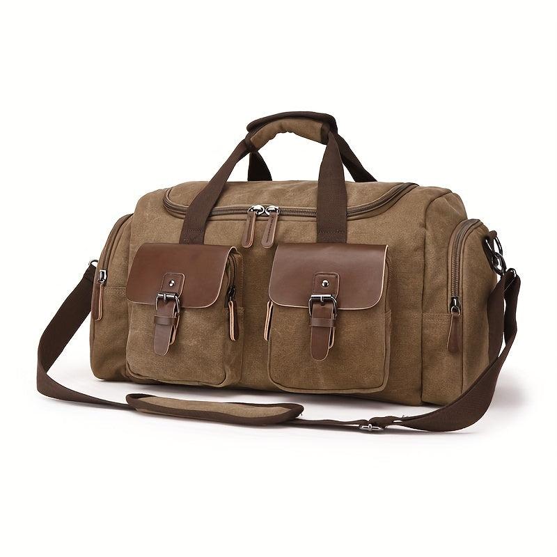 Large Capacity Canvas Luggage Bag Travel Backpack