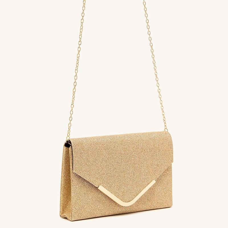 Glitter Evening Envelope Bag Chain Handbag for Party & Wedding