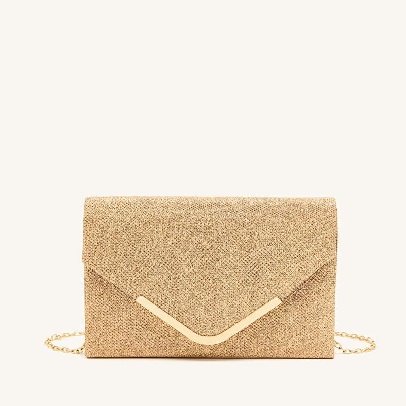 Glitter Evening Envelope Bag Chain Handbag for Party & Wedding